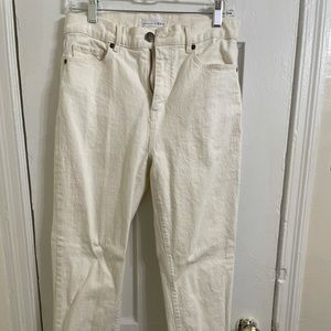 LOFT White Jeans